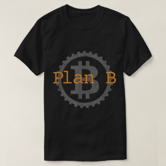 Camiseta Diseño de engranajes de Bitcoin Plan B