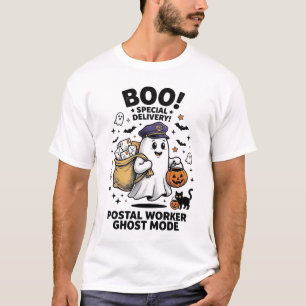 Camiseta Diseño de entrega de Halloween en modo fantasma pa