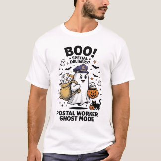 Camiseta Diseño de entrega de Halloween en modo fantasma pa
