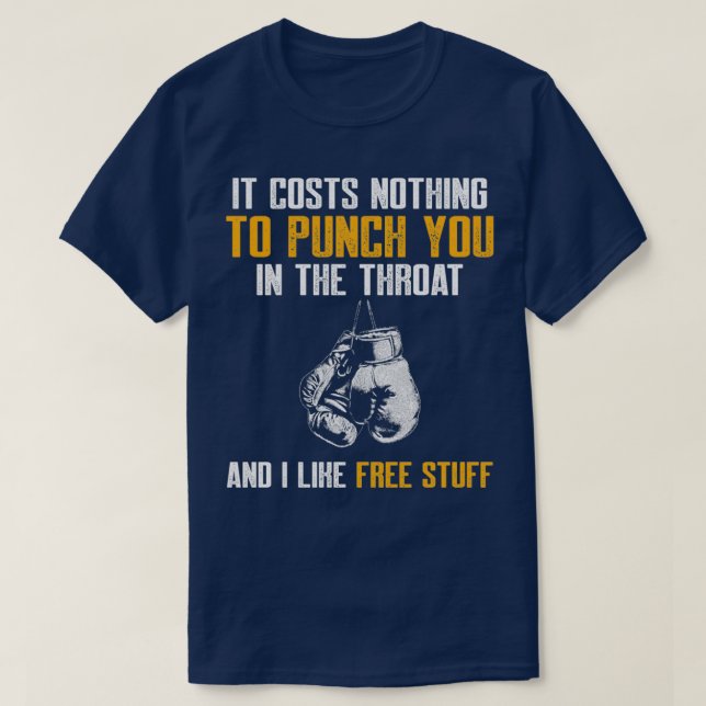 Camiseta Diseño de entrenamiento de boxeo Kickboxing sin co (Diseño del anverso)