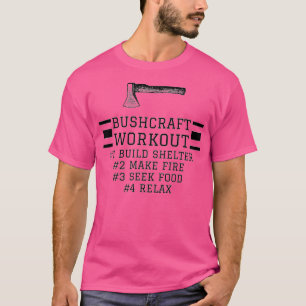 Camiseta Diseño de entrenamiento de Bushcraft
