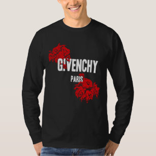 Camiseta Diseño de época Givenchy París Rosa negro inspirad