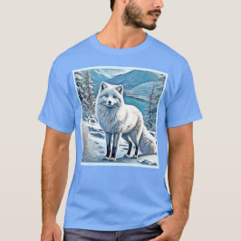 Camiseta Diseño de escena Fox de ojos azules