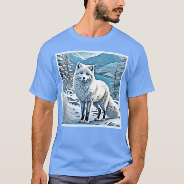 Camiseta Diseño de escena Fox de ojos azules (Anverso)