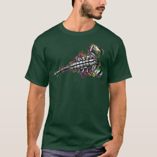 Camiseta Diseño de escorpión 3D