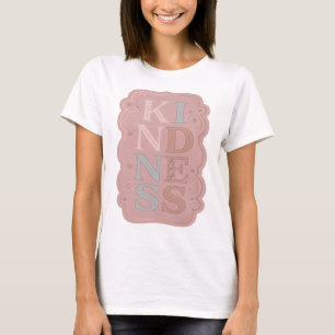 Camiseta Diseño de eslogan de amabilidad gris ingenioso