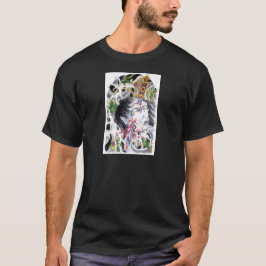 Camiseta Diseño de espada grotesca japonesa