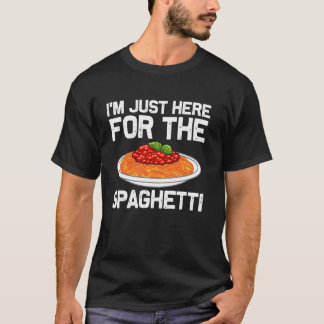 Camiseta Diseño de Espaguetis para Hombres Mujeres Niños Co