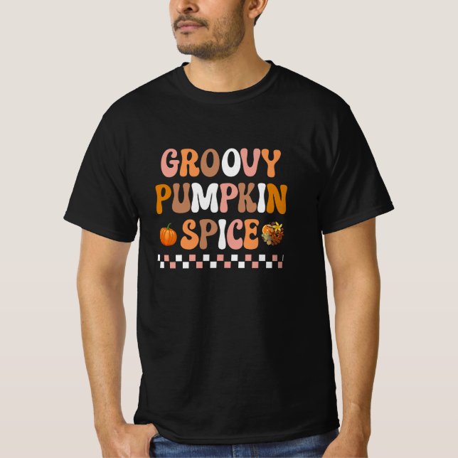 Camiseta Diseño de especias de calabaza en otoño-otoño-Groo (Anverso)