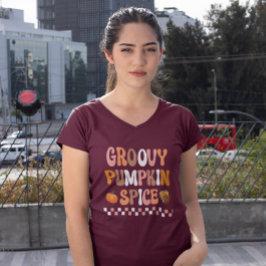 Camiseta Diseño de especias de calabaza en otoño-otoño-Groo