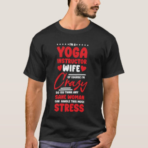 Camiseta Diseño de esposa instructora de yoga para amante d
