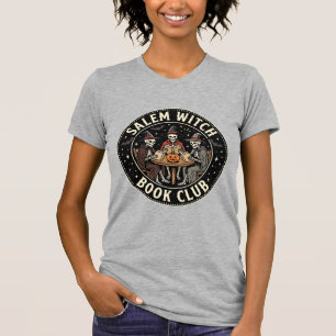 Camiseta Diseño de esqueleto de Halloween del club de libro