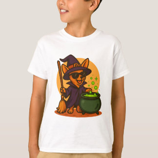 Camiseta Diseño de esquema de cachorro para niños, ropa par