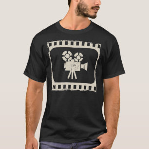 Camiseta Diseño de Essen Director de Cámara de Cine Retro