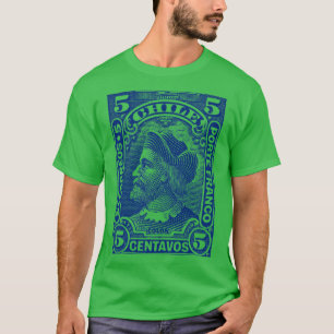 Camiseta Diseño de estampado chileno vintage