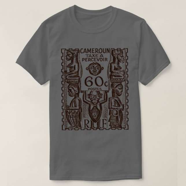 Camiseta Diseño de estampado de Camerún en Camerún (Diseño del anverso)