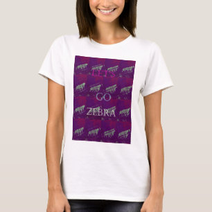 Camiseta Diseño de Estampado de Cebra: Un Diseño Divertido