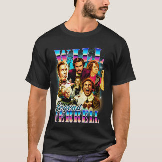 Camiseta Diseño de estilo de arranque de Will Ferrell90s