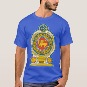 Camiseta Diseño de estilo de época de Sri Lanka