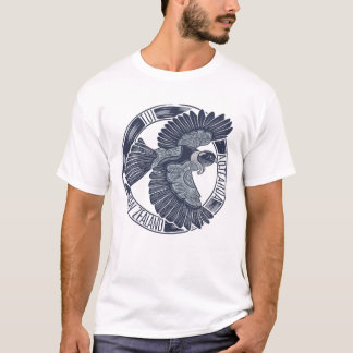 Camiseta Diseño de estilo de impresión Tui Woodcut