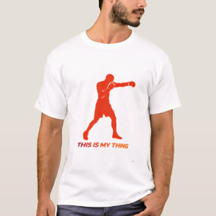 Camiseta Diseño de estilo de vida de acción de silueta de b