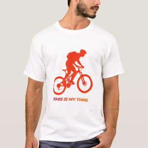 Camiseta Diseño de estilo de vida de acción de silueta de b