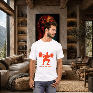 Camiseta Diseño de estilo de vida de acción de silueta de l