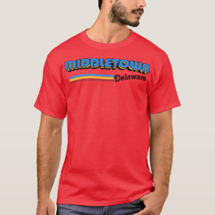 Camiseta Diseño de estilo retro de Middletown Delaware
