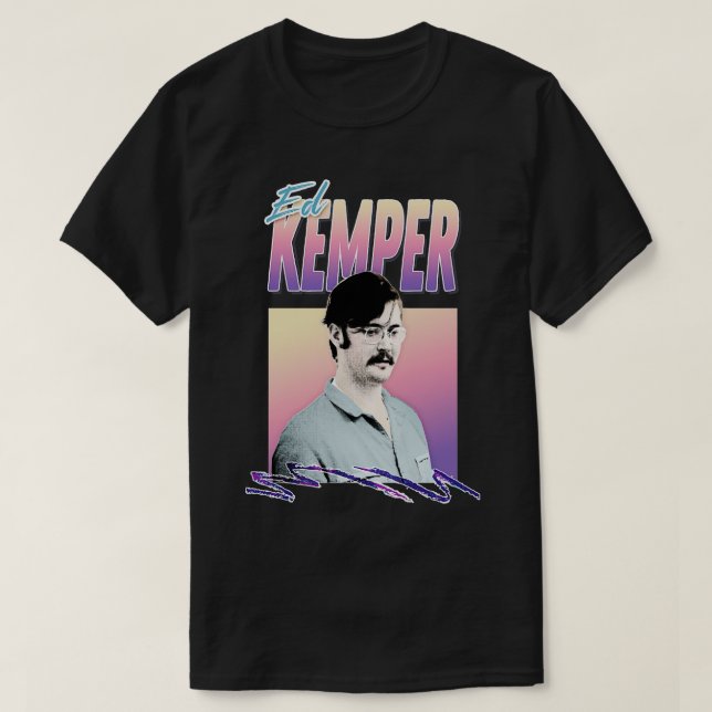 Camiseta Diseño de estilo retro estético Ed Kemper (Diseño del anverso)