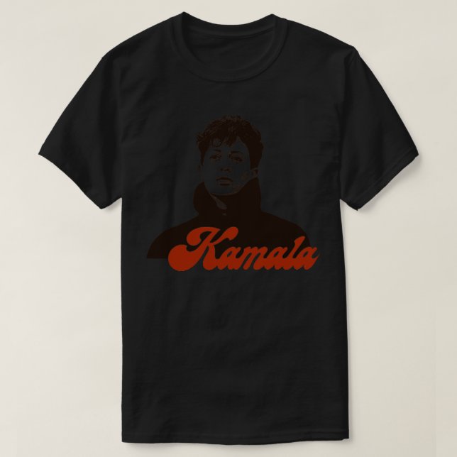 Camiseta Diseño de estilo retro Kamala (Diseño del anverso)