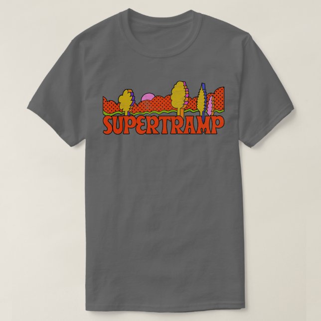 Camiseta Diseño de estilo retro original supertramo (Diseño del anverso)