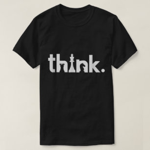 Camiseta Diseño de estrategia de ajedrez Think