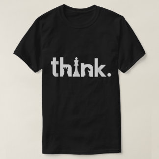 Camiseta Diseño de estrategia de ajedrez Think
