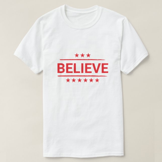 Camiseta Diseño de Estrellas Patrióticas en Negrita (Diseño del anverso)