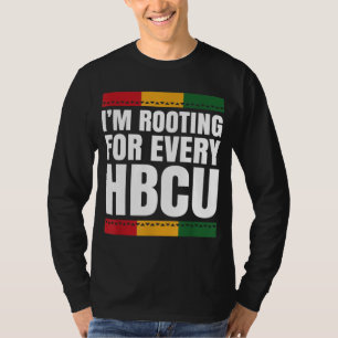 Camiseta Diseño de estudiantes universitarios afroamericano