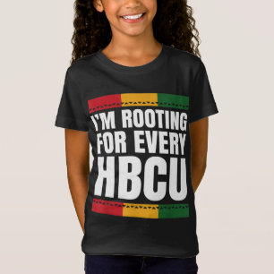 Camiseta Diseño de estudiantes universitarios afroamericano