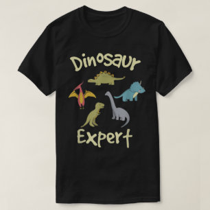 Camiseta Diseño de Experto en Dinosaurios Adorable