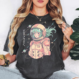 Camiseta Diseño de exploradora espacial chica astronauta an