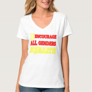 Camiseta Diseño De Expresión "TODA IGUALDAD DE GÉNERO". ¡Ha