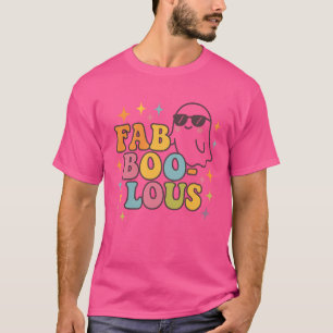 Camiseta Diseño de Fab-BOO-lous Retro Halloween