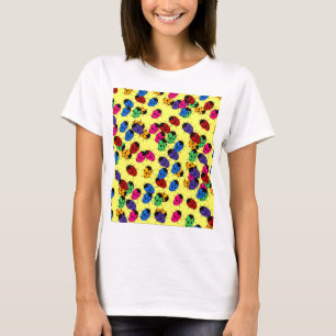 Camiseta Diseño de fallos de Cute Lady