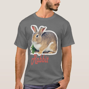 Camiseta diseño de familia de animal de conejo lindo