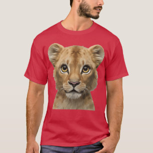 Camiseta diseño de familia de animales del rey león lindo