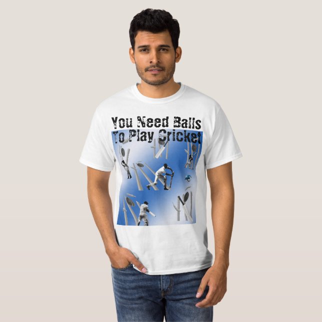 Camiseta Diseño De Famosos Jugadores De Cricket, (Anverso completo)