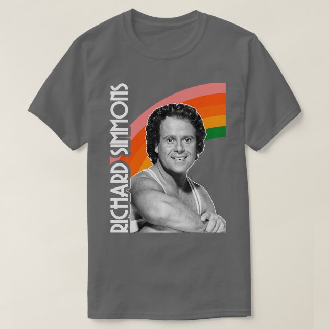 Camiseta Diseño de FanArt estilo Retro Richard Simmons (Diseño del anverso)