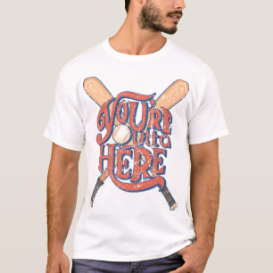 Camiseta Diseño de fanático de béisbol softbol retro