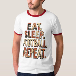 Camiseta Diseño de fanático de fútbol clásico | Gráfico ret