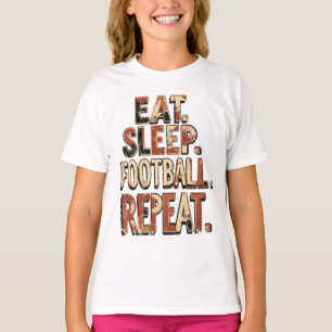 Camiseta Diseño de fanático de fútbol clásico   Gráfico ret