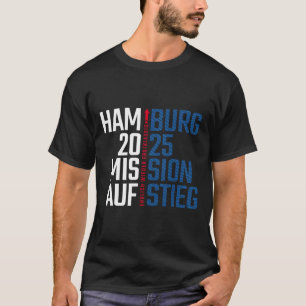 Camiseta Diseño de fanático de fútbol Hamburg Rise 2025 Amo