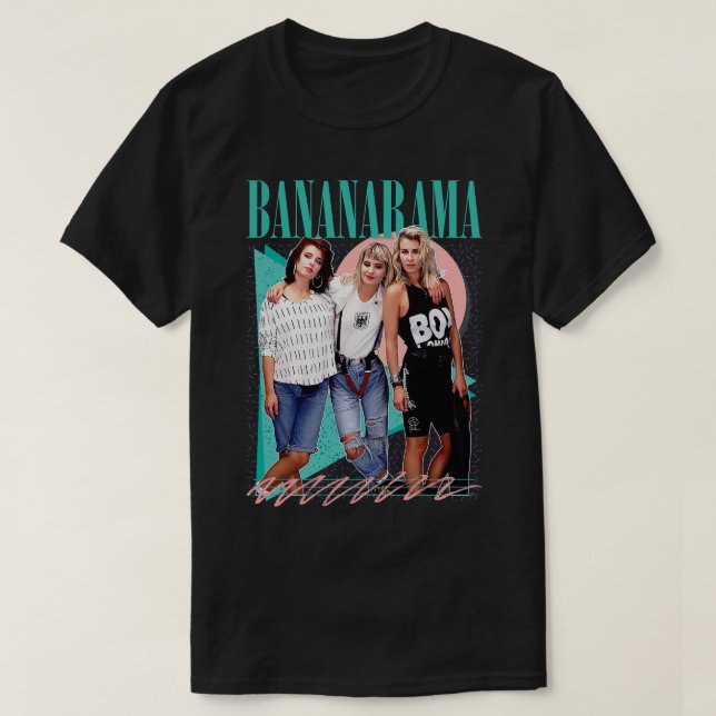 Camiseta Diseño de fans de Bananarama Retro 80 (Diseño del anverso)